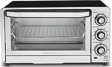 Cuisinart TOB-40N Custom Classic Toaster Oven Broiler, Brushed Stainless and Black