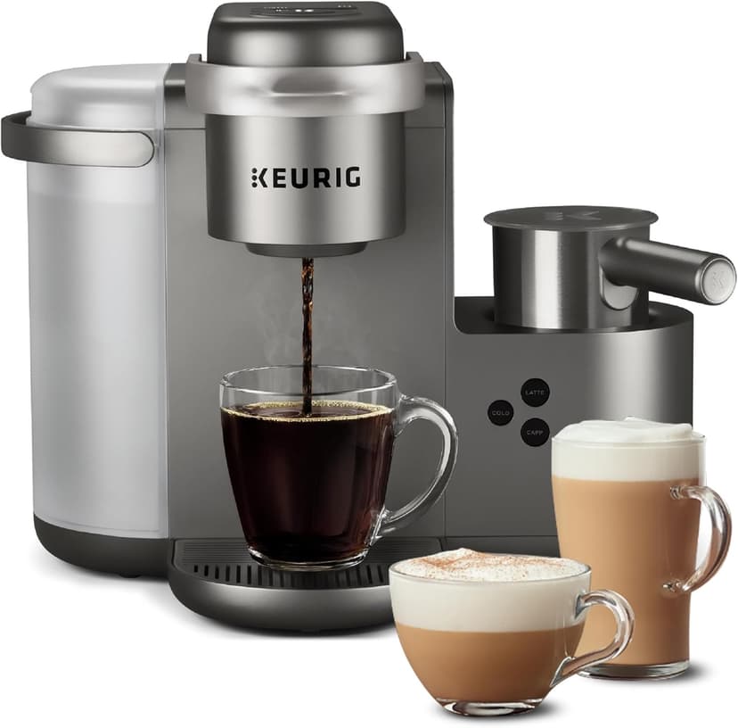 Keurig K-Cafe Special Edition Single Serve K-Cup Pod Coffee, Latte and Cappuccino Maker, Nickel