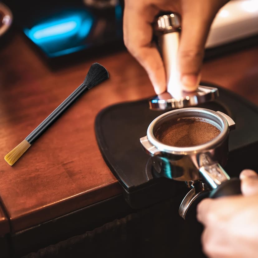 Coffee Grinder Cleaning Brush Dusting Espresso Brush Accessories Cleaner Barista Brush Machine Cleaning Brush Cleaning Tool for Bean Grain Coffee Tool Barista Home Kitchen