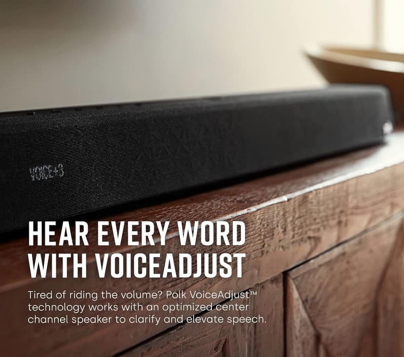 Polk Audio MagniFi Max AX 5.1.2 Channel Sound Bar with 10" Wireless Subwoofer, Dolby Atmos and DTS:X Certified, Polk's Patented VoiceAdjust & SDA Technologies, Easy Setup, Black