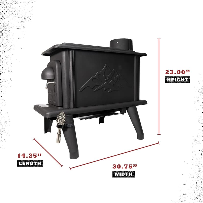 Single Burn Rate Erie Wood Stove
