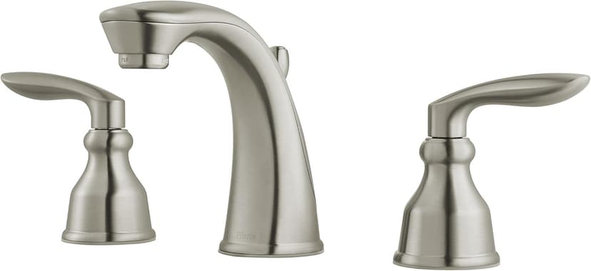 Pfister LG49CB1K Avalon Two-Handle 8 Inch Widespread Bathroom Faucet in Brushed Nickel, Water-Efficient Model