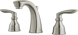 Pfister LG49CB1K Avalon Two-Handle 8 Inch Widespread Bathroom Faucet in Brushed Nickel, Water-Efficient Model