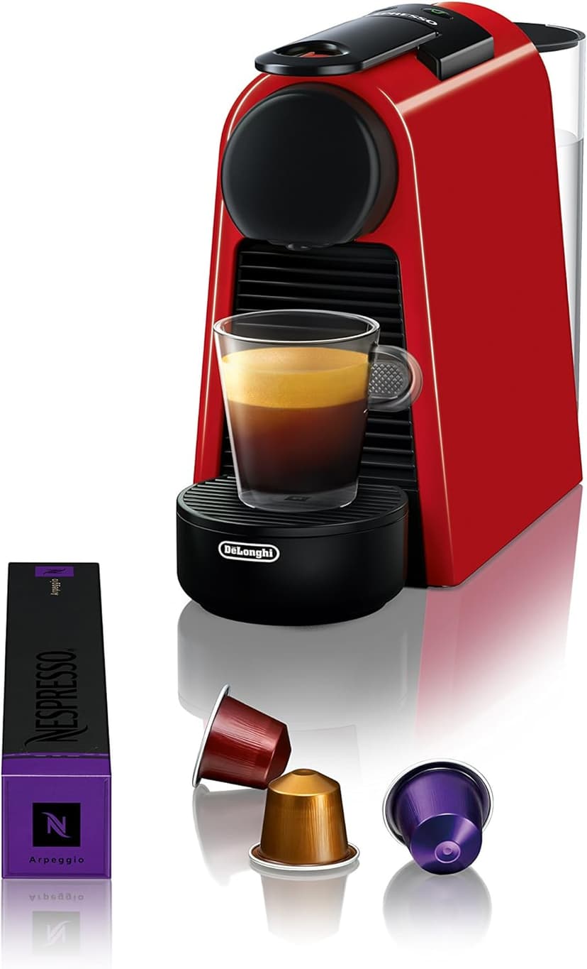 Nespresso Essenza Mini Espresso Machine by De'Longhi, 1150 watts, 0.6 liters, Red