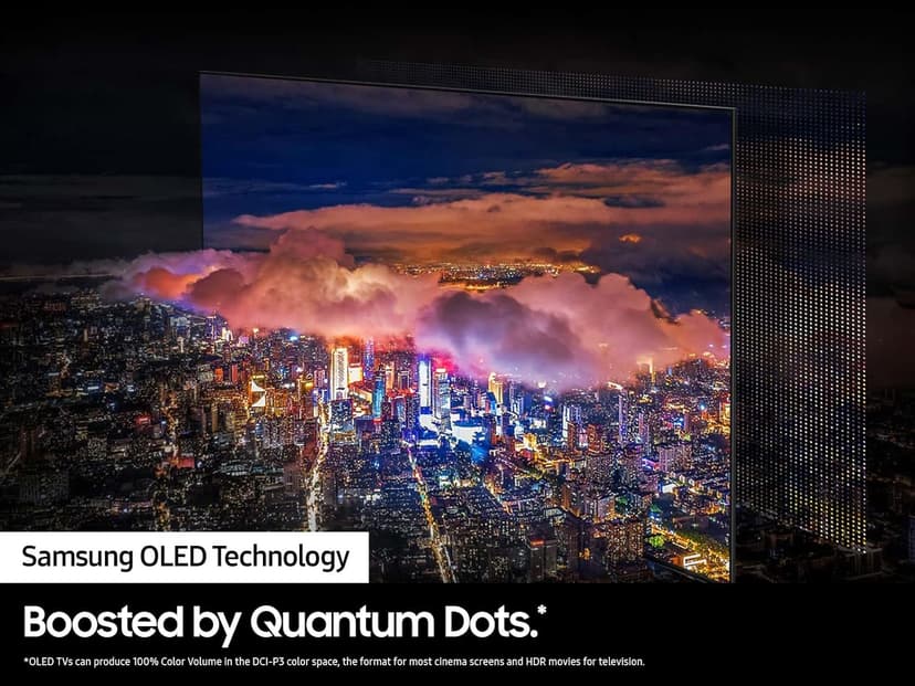 Samsung 65-Inch Class OLED 4K S95C Series Quantum HDR Smart TV w/Dolby Atmos, Object Tracking Sound+, Q Symphony, Motion Xcelerator Turbo Pro, Gaming Hub, Alexa Built-in (QN65S95C), Titan Black