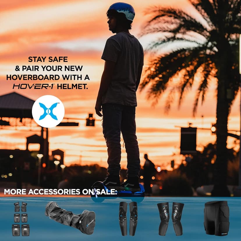 Hover-1 Ultra Electric Hoverboard - 9MPH Top Speed, 9 Mile Range, 400W Motor, Long Lasting Li-Ion Battery, Rider Modes: Beginner to Expert, 5HR Full Charge Self Balancing Scooter