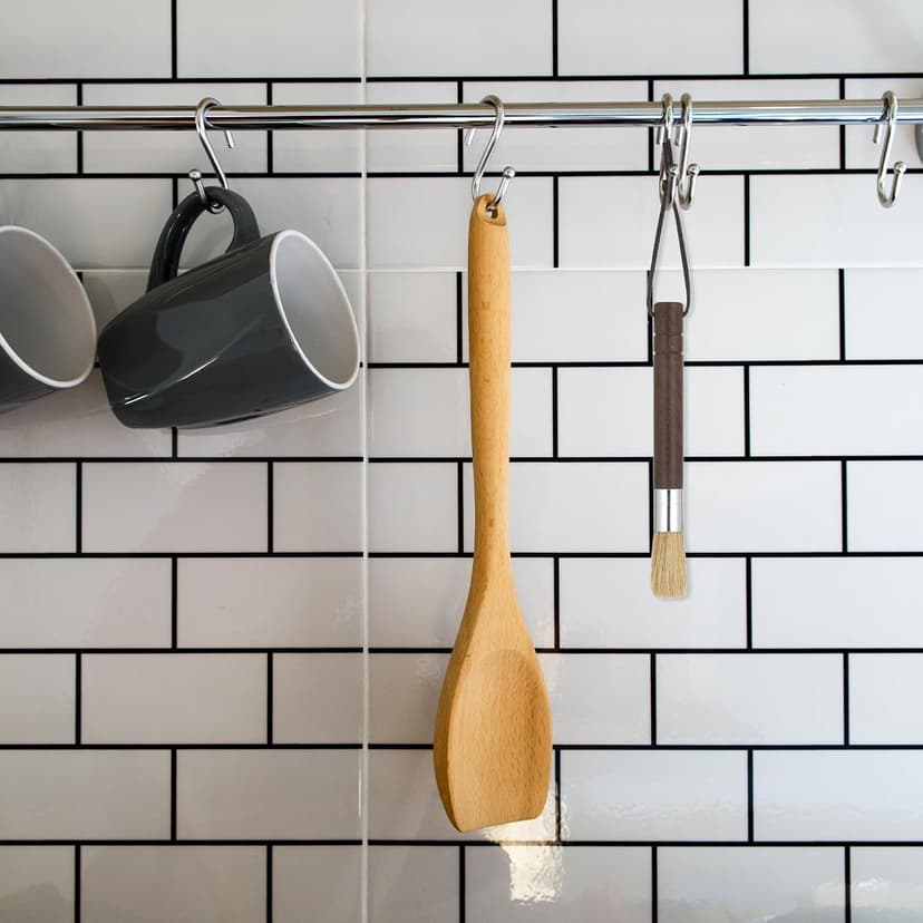 2PCS Coffee Brush, Coffee Grinder Cleaning Brush, Espresso Brushes, Coffees Grinder Brushes with Wooden Handles and Natural Bristles for Baristas and Home Kitchens.