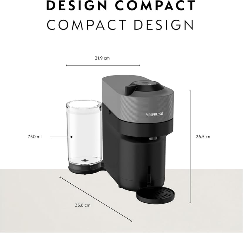 Nespresso Vertuo POP+ by Breville, Dark Grey