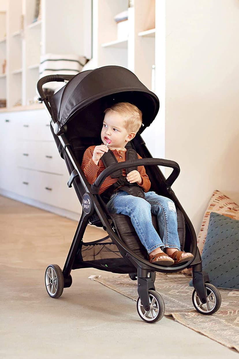 Baby Jogger City Tour 2 Ultra-Compact Carry-On Approved Travel Stroller in Pitch Black Lightweight Easy Fold Ideal for Traveling and Everyday Adventures