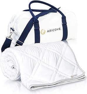 Cooling Weighted Blanket, 15 lbs, Twin Size for Adults, Luxury Heavy Blanket, Silky Soft Bamboo Viscose, 48x72 inches, Machine Washable, White