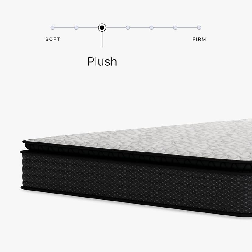 Signature Design by Ashley Limited Edition Pillow Top 13 Inch Pillow Top Hybrid Mattress with Gel Memory Foam and Edge Support for Cool Sleep and Pressure Relief, Full