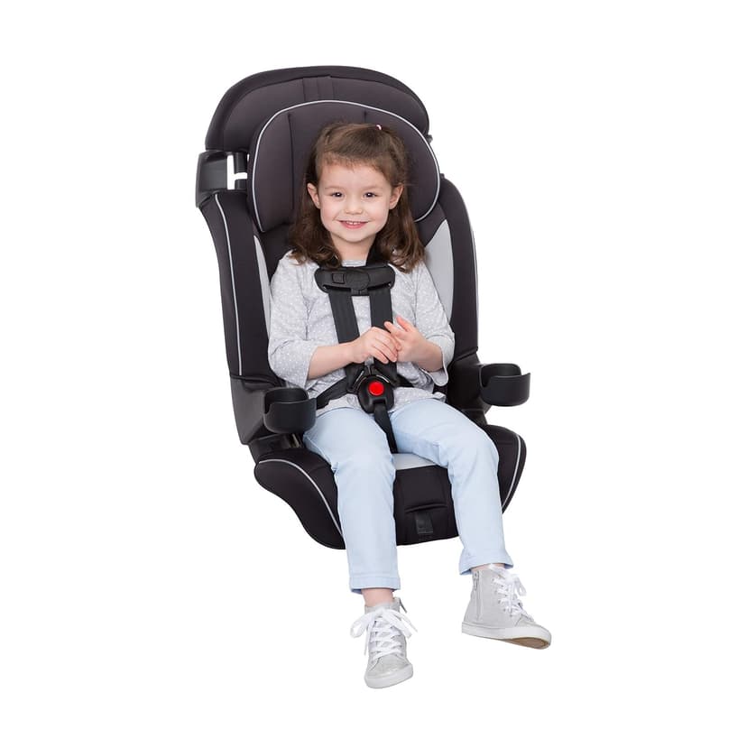 Safety 1st Grand 2-in-1 Booster Car Seat, Converts from High Back to Belt-Positioning Booster, High Back Seat for Kids 40-65, and Belt-Positioning 40-100 Pounds, Black Sparrow