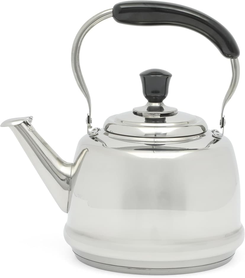 Martha Stewart Kingstree Large 2 Qt Heavy Gauge Whistling Tea Kettle - Stainless Steel