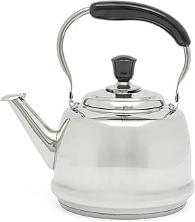 Martha Stewart Kingstree Large 2 Qt Heavy Gauge Whistling Tea Kettle - Stainless Steel