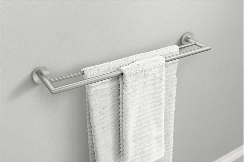 Moen Y5722CH 24-Inch Modern Double Towel Bar, Chrome