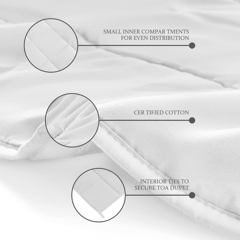 CYMULA Weighted Blanket for Adults (20lbs 80"x87" King Size) - Cooling Breathable Heavy Blankets for Summer Winter - Ultra Microfiber Soft Comfort Blanket with Glass Beads - Gifts for Men/Women