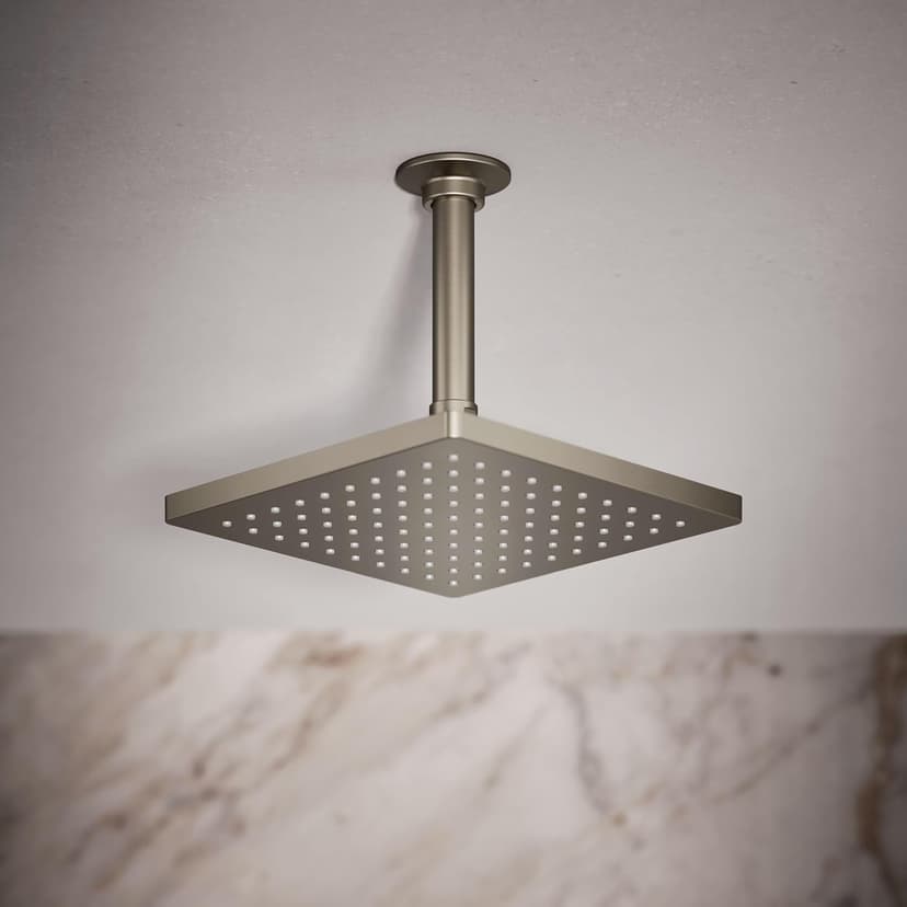 Kohler 26148-BN Honesty® 8" single-function rainhead, 2.5 gpm, Vibrant Brushed Nickel