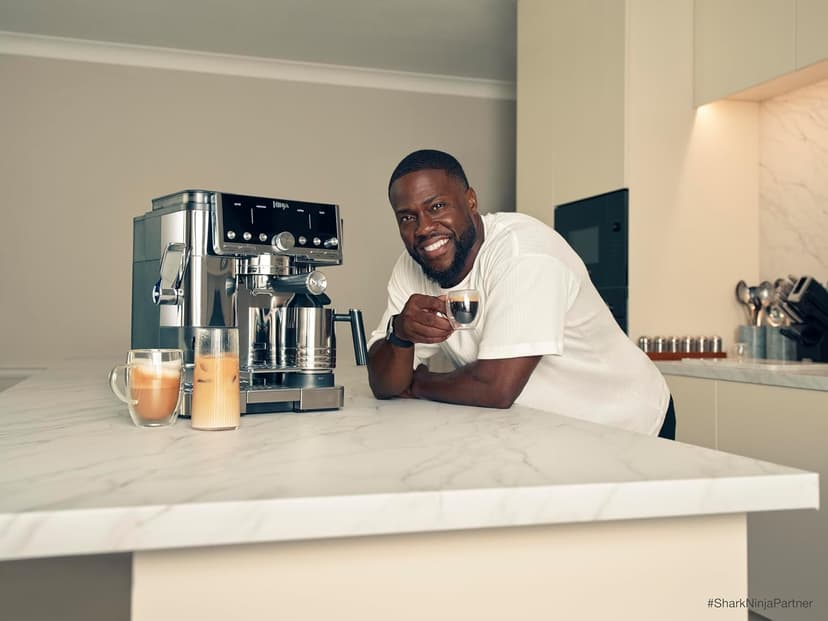 Ninja Luxe Café Pro Series, Espresso Machine, Drip Coffee, Cold Brew, Hot Water, Integrated Tamper, Built-in Grinder, Hands-Free Frother for Cappuccinos, Lattes, Americanos, Dairy or Non-Dairy, ES701