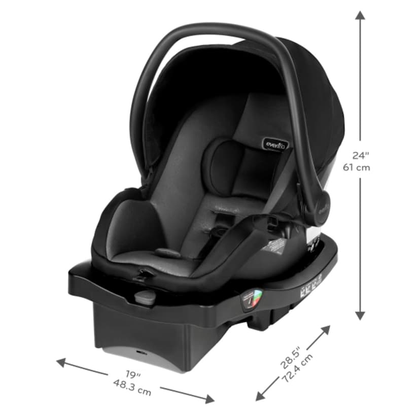 Evenflo LiteMax 30 Infant Car Seat (Knoxville Gray)