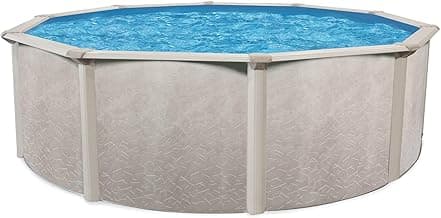Aquarian Steel-Frame Outdoor Above-Ground Swimming Pool, Round, 15' x 52", Phoenix