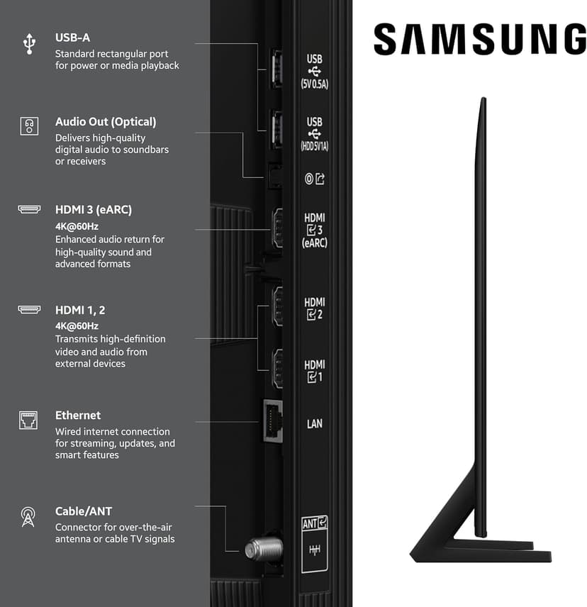 Samsung 50-Inch Class QLED Q8F 4K UHD Smart TV (2025 Model) Q4 AI Processor, 100% Color Volume with Quantum Dot, AirSlim Design, Endless Free Content, Samsung Vision AI, Alexa Built-in