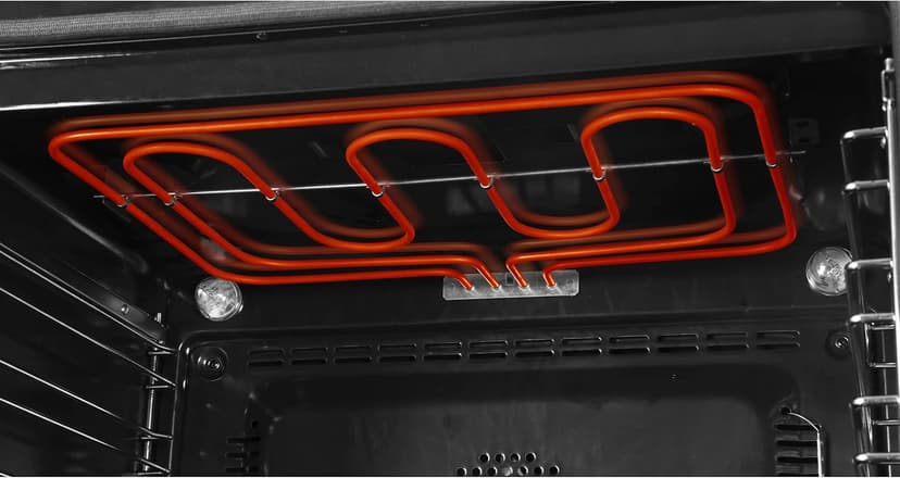 FORNO Lazio Dual Fuel 30″ Inch. Gas Range Electric Oven Freestanding 5 Sealed Burners 69,500 BTU Stove-Top Output, Electric Oven Includes Air Fryer and Griddle