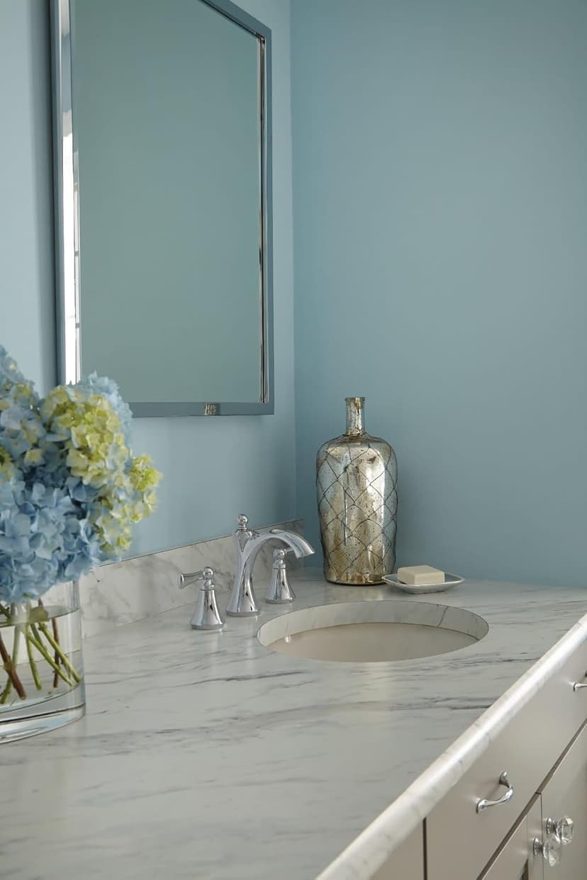 Moen Wynford Chrome Two-Handle Widespread High-Arc Bathroom Faucet with Lever Handles, Valve Required, T4520