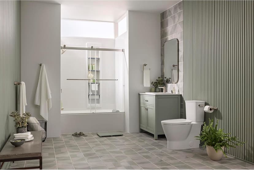 American Standard 252AA898.020 Cadet Aspirations Two-Piece Toilet with Slow-Close Seat, Elongated Front, Chair Height, Right Hand Flush, White, 1.28 gpf