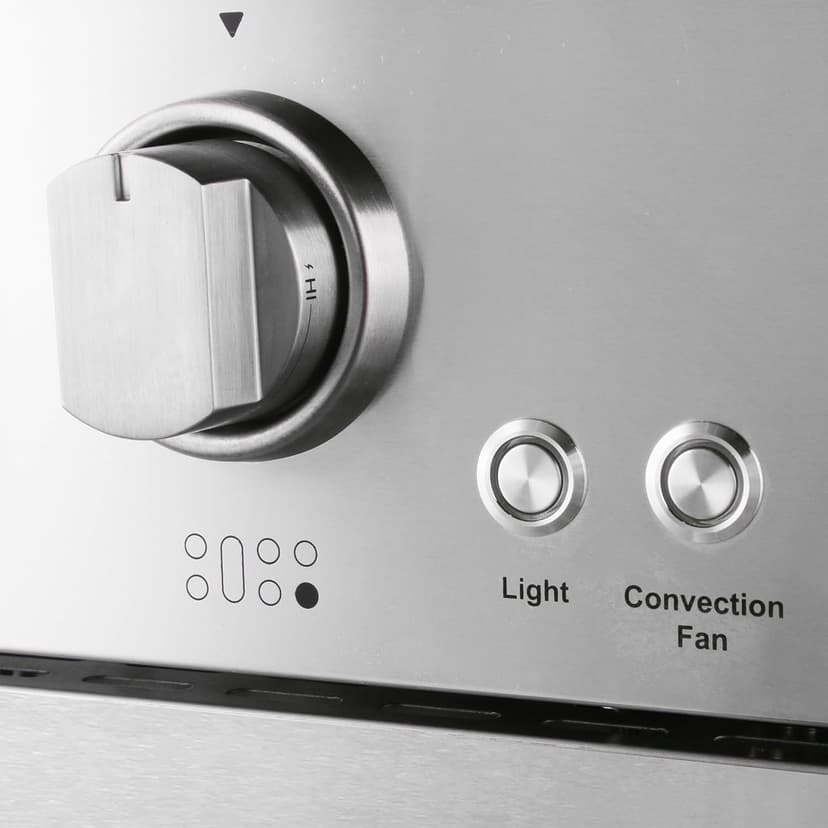 Cosmo COS-DFRL486GK 48 in. Lumin Collection 6.7 cu. ft. Double Oven Dual Fuel Range with 6 Sealed Burners, Rapid Convection, Stainless Steel