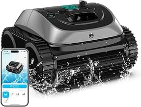 (2025 Upgrade) WYBOT C1 Pool Robot Vacuum for Inground Pools, 4-in-1 Cordless Robotic Pool Cleaner Lasts 150min, Triple-Motor up to 1,614 Sq.ft, Smart APP Support, Auto Wall & Waterline Cleaning