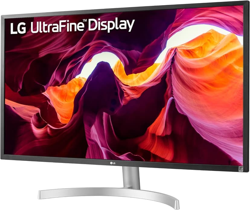 LG 27UL500-W 27-inch 4K UHD (3840 x 2160) UltraFine Computer Monitor, IPS, AMD FreeSync, HDR10, HDMI, DisplayPort, Black Stabilizer, White