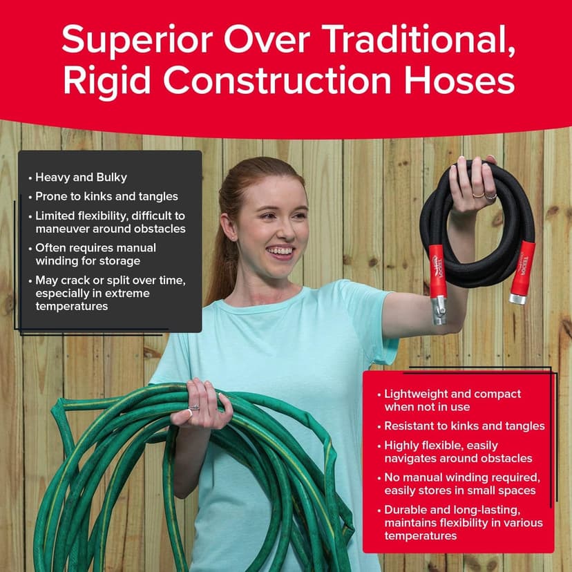 Pocket Hose Silver Bullet 2.0 Expandable Garden Hose 75-FT with Turbo Shot Nozzle, AS-SEEN-ON-TV, Lead-Free, Solid Aluminum Connectors, Easy On/Off Valve, Kink-Free, Leak-Proof
