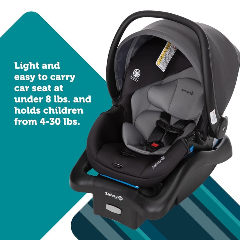 Safety 1st Smooth Ride Travel System Stroller and Car Seat OnBoard™ FLX - Efficient Infant Car Seat Stroller and Infant Car Seat and Stroller Combo, Monument