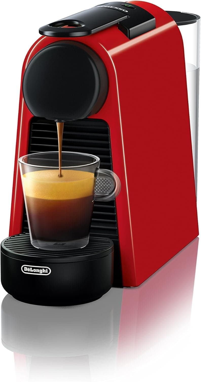Nespresso Essenza Mini Espresso Machine by De'Longhi, 1150 watts, 0.6 liters, Red
