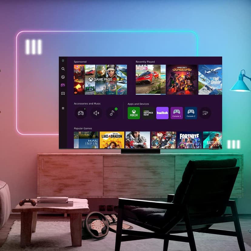 SAMSUNG 85-Inch Class Neo QLED 8K QN900C Series Mini LED Quantum HDR Smart TV with Infinity Screen, Dolby Atmos, Object Tracking Sound Pro, Alexa Built-in (QN85QN900C, 2023 Model),Titan Black