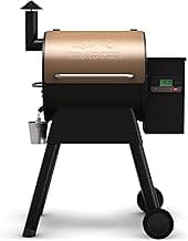 Traeger Grills Pro 575 Wood Pellet Smoker and Grill, WiFi and App Enabled Electric Smoker, 6-in-1 BBQ and Pellet Grill, 572 Square Inches of Grilling Area, 500 Degree Max Temperature, Bronze Finish