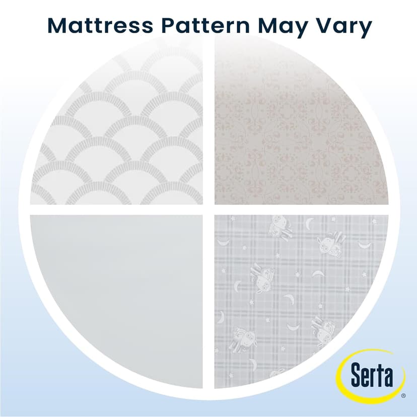 Serta Perfect Start Limited Dual Sided Baby Crib Mattress and Toddler Mattress, Breathable Fiber Core, GREENGUARD Gold Certified, Waterproof, 7 Year Warranty, Made in USA