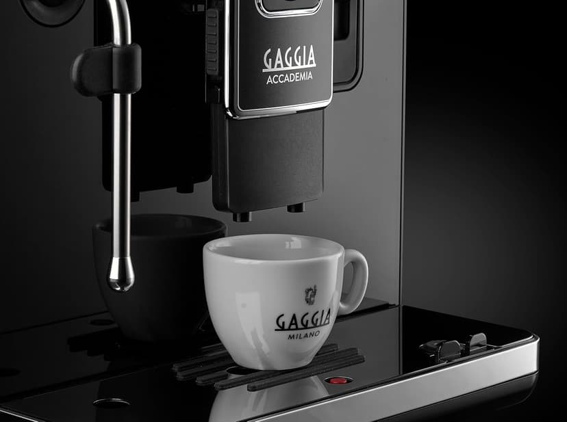 Gaggia Accademia Luxury Italian Fully Automatic Espresso Machine with 19 Customized drink settings,0.5 Liters,RI9782/46 Brushed Stainless