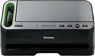 FoodSaver V4400 2-in-1 Vacuum Sealer Machine with Automatic Vacuum Sealer Bag Detection and Starter Kit
