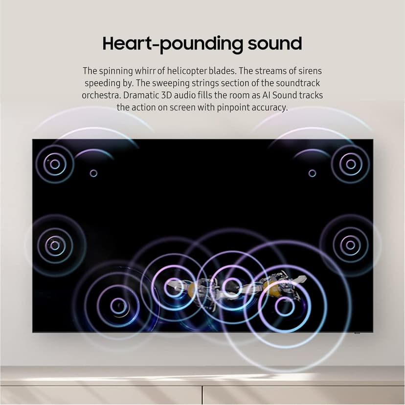 SAMSUNG 85-Inch Class Neo QLED 8K QN900C Series Mini LED Quantum HDR Smart TV with Infinity Screen, Dolby Atmos, Object Tracking Sound Pro, Alexa Built-in (QN85QN900C, 2023 Model),Titan Black