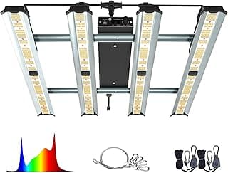 Grow Light LED Grow Lights for Indoor Plants Full Spectrum Growing Light Plant Hanging Growing Lamps Seedling Daisy Chain Dimmable Board 4x4ft Coverage (240watts)