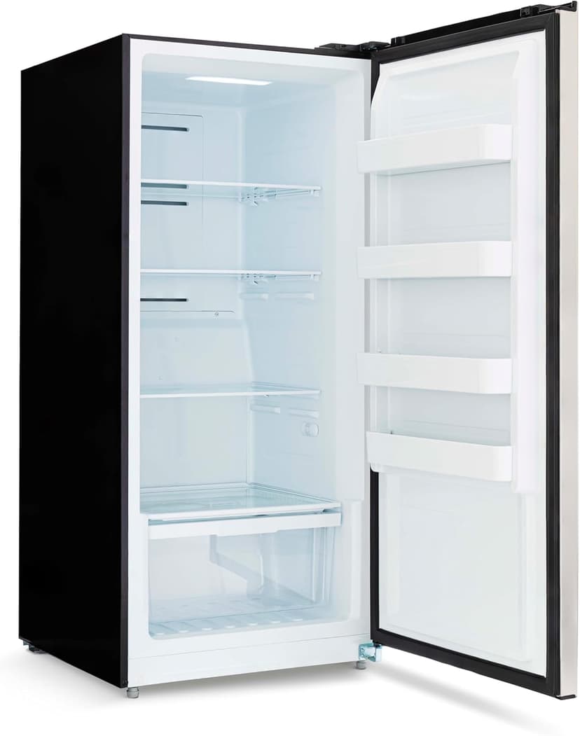 Newair 13.8 cu. ft. Upright Freezer, Fridge Freezer Convertible, Garage Ready Refrigerator, Frost Free Freezer with Door Alarm, Stand up Deep Freezer, Garage Freezer with LED Light
