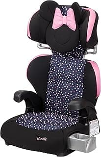 Disney Baby Pronto Booster Car Seats, Belt-Positioning, Booster Seats for Cars 40-100 lbs, Minnie Dot Party
