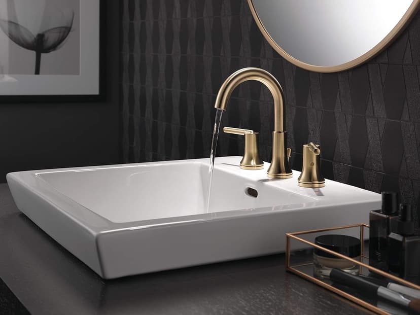 DELTA 3559-CZMPU-DST Trinsic Widespread, 5.00 x 16.00 x 5.00 inches, Champagne Bronze