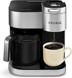 Keurig K-Duo Special Edition Single Serve K-Cup Pod & Carafe Coffee Maker, Multiple Brew Sizes, Sleek Silver Colored Finish, 60oz Removable Reservoir, Silver