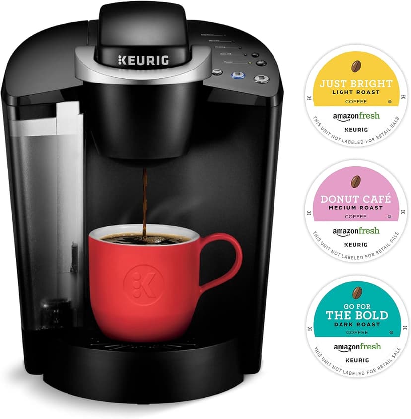 Keurig K-Classic Coffee Maker with AmazonFresh 60 Ct. Coffee Variety Pack, 3 Flavors