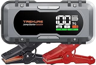 8-in-1 Car Battery Jump Starter 7000A Peak 65W Fast Charging Portable Car Battery Jumper Starter Portable (All Gas/10L Diesel) Jump Box with Extended Jumper Cables