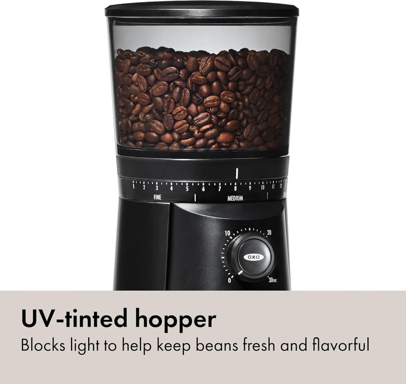 OXO Brew Conical Burr Coffee Grinder - Matte Black