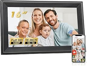 16 inch WiFi Digital Picture Frame, Touch Screen Smart Digital Photo Frame with 32GB Storage, Electronic Picture Frame, Gifts for Women, Men, Mom, Dad
