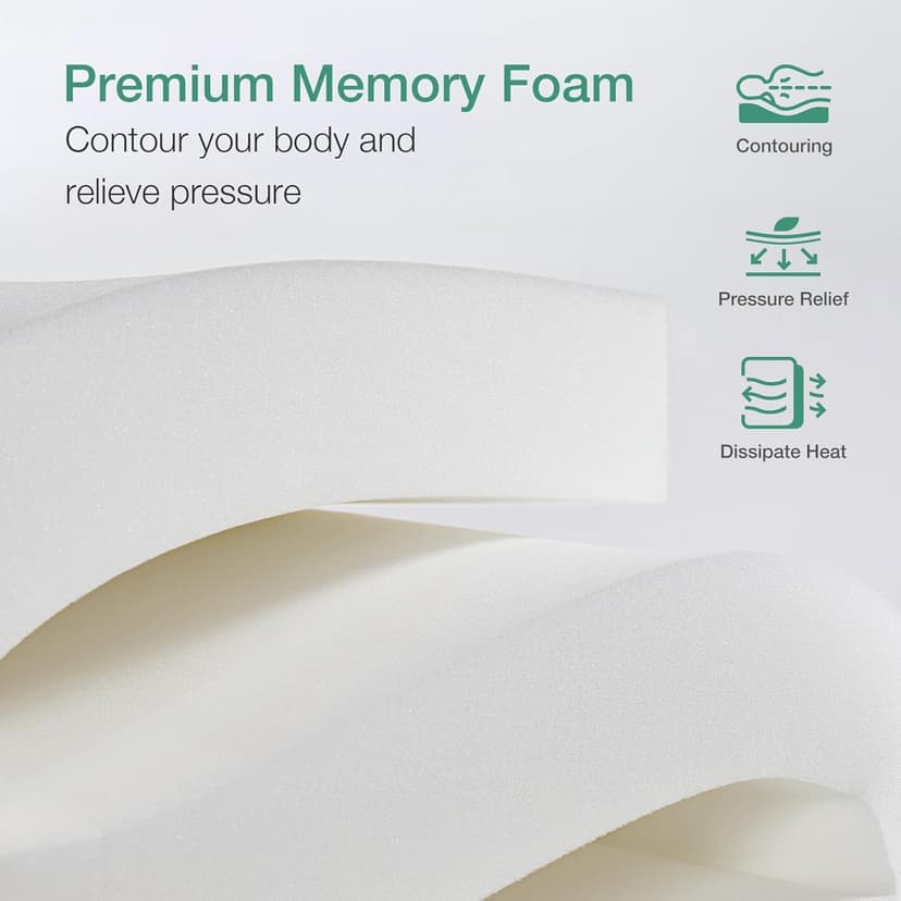 Novilla 8 inch Twin Mattress for Kids,Foam and Spring Hybrid Mattresses Twins for Comfortable Sleep,Steel Coils for Durable Support,CertiPUR-US Certified Foam,Youth/Guest Rooms,Twin Mattress in a Box